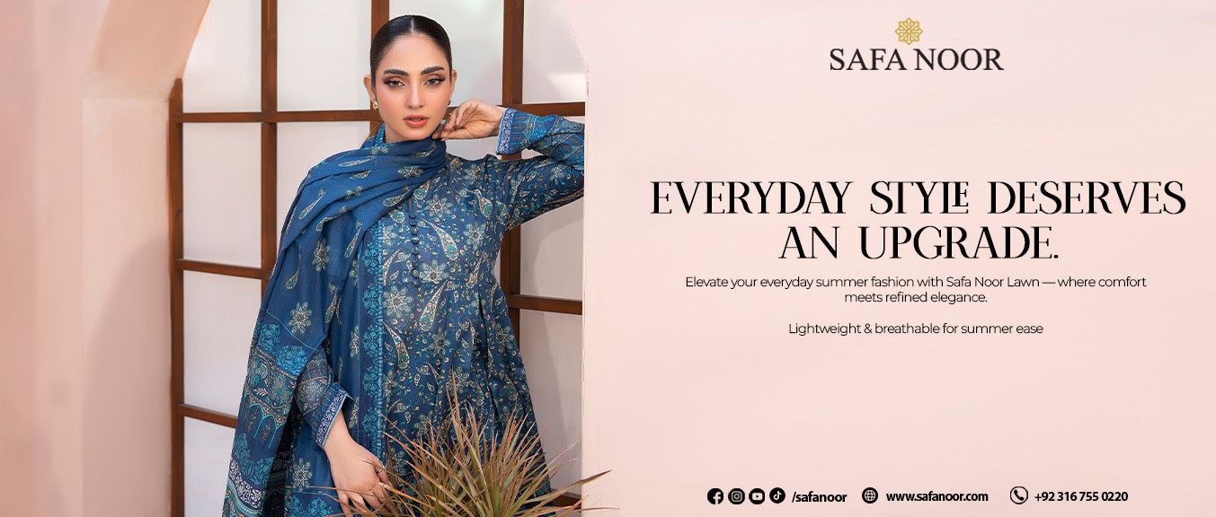 How to Style Unstitched Women Suits by safa noor
