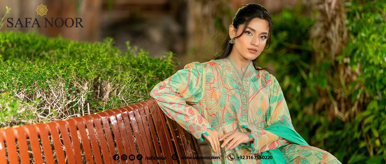 Unstitched Embroidered Suits for Ladies - Safa Noor
