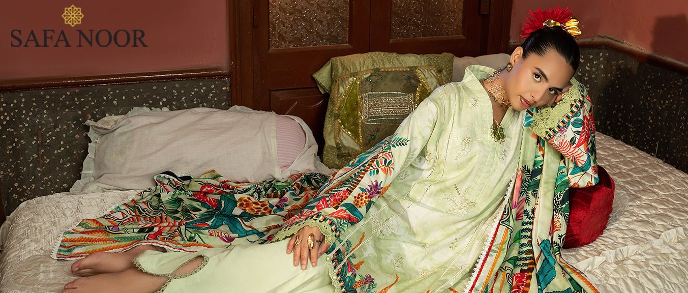Safa Noor Unstitched Winter Collection Banner