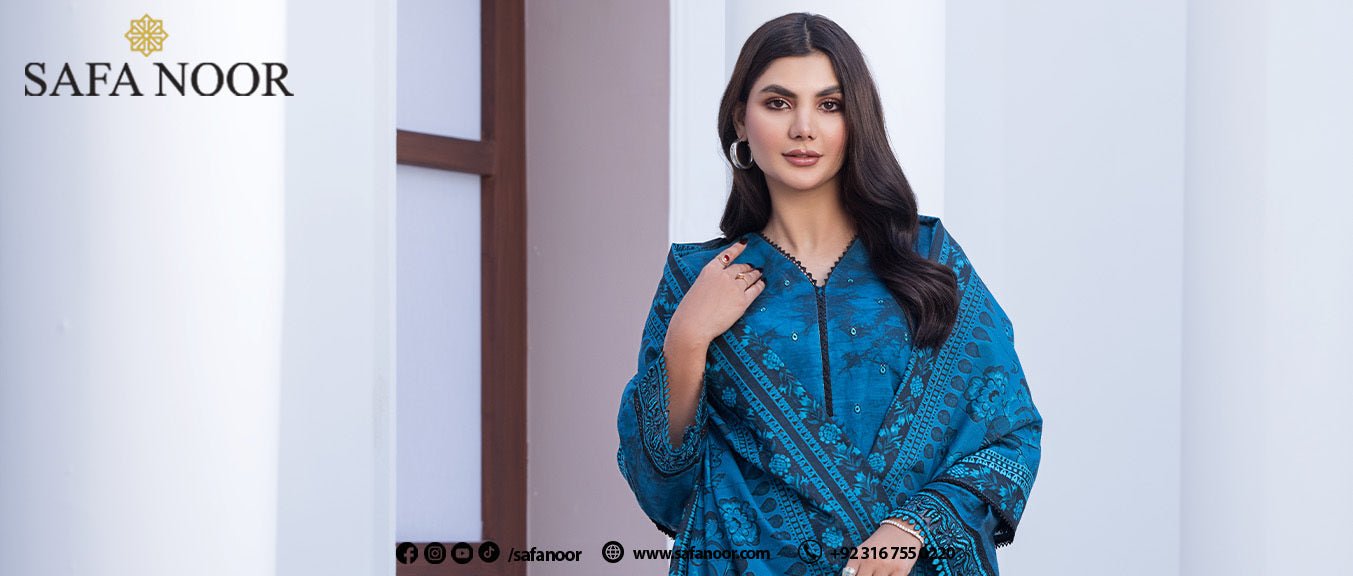 Unstitched Sale 2026 – Premium 3 Piece Unstitched Suits for Women by Safa Noor