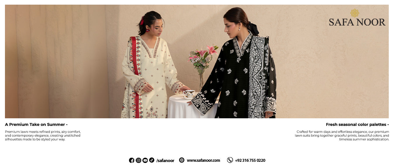 best lawn suit suit for summer by Safa Noor