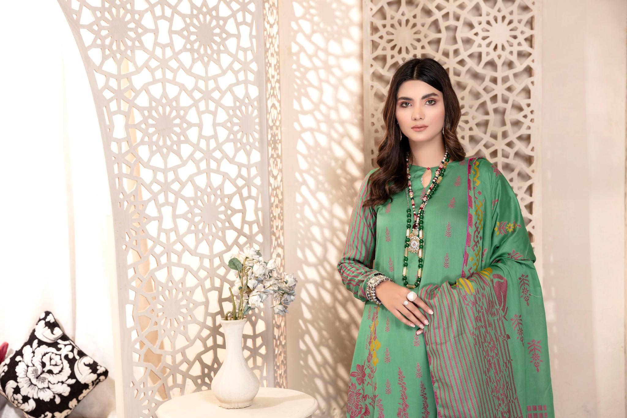 ROOHI COLLECTION / 3PCS / DYED LAWN - SafaNoor
