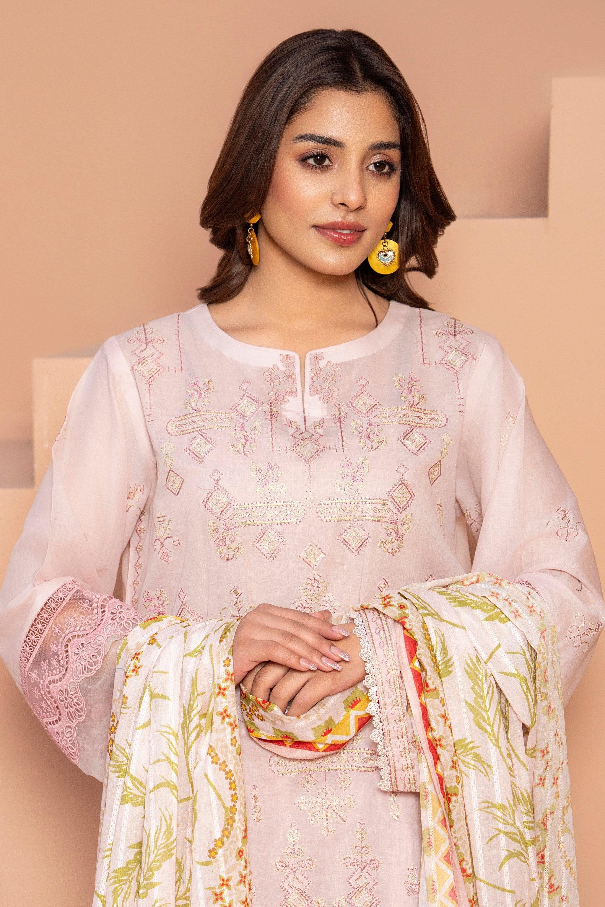 SAPEHR 3 Piece Unstitched Embroidered Lawn Collection 2025 - SafaNoor