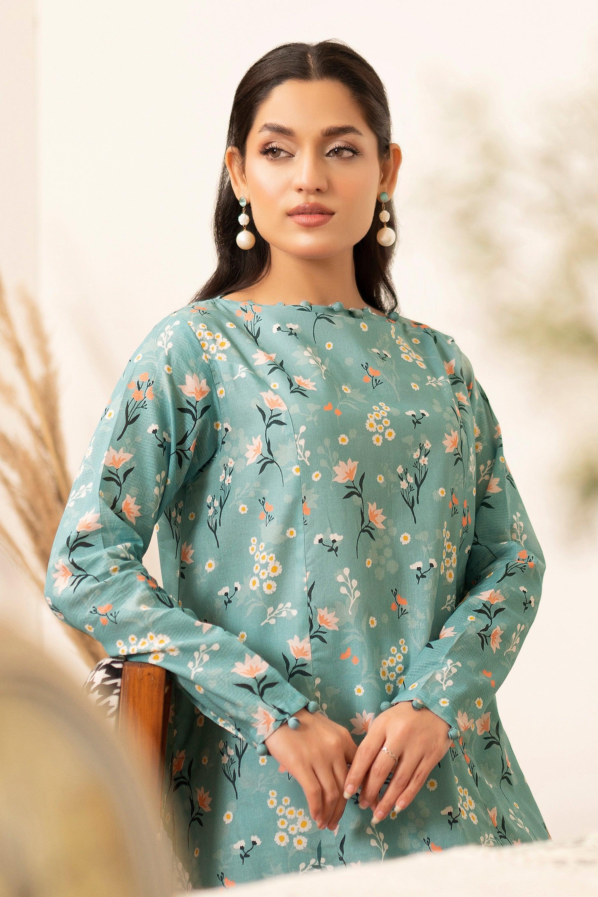 ZIMAL COLLECTION 2 Piece Unstitched Jacquard Lawn - SAFANOOR