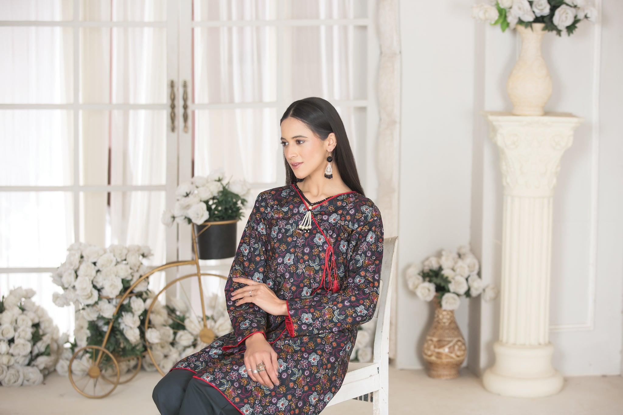 MAKHMAL 2 Piece Printed Cambric Summer 2023 Collection - SafaNoor