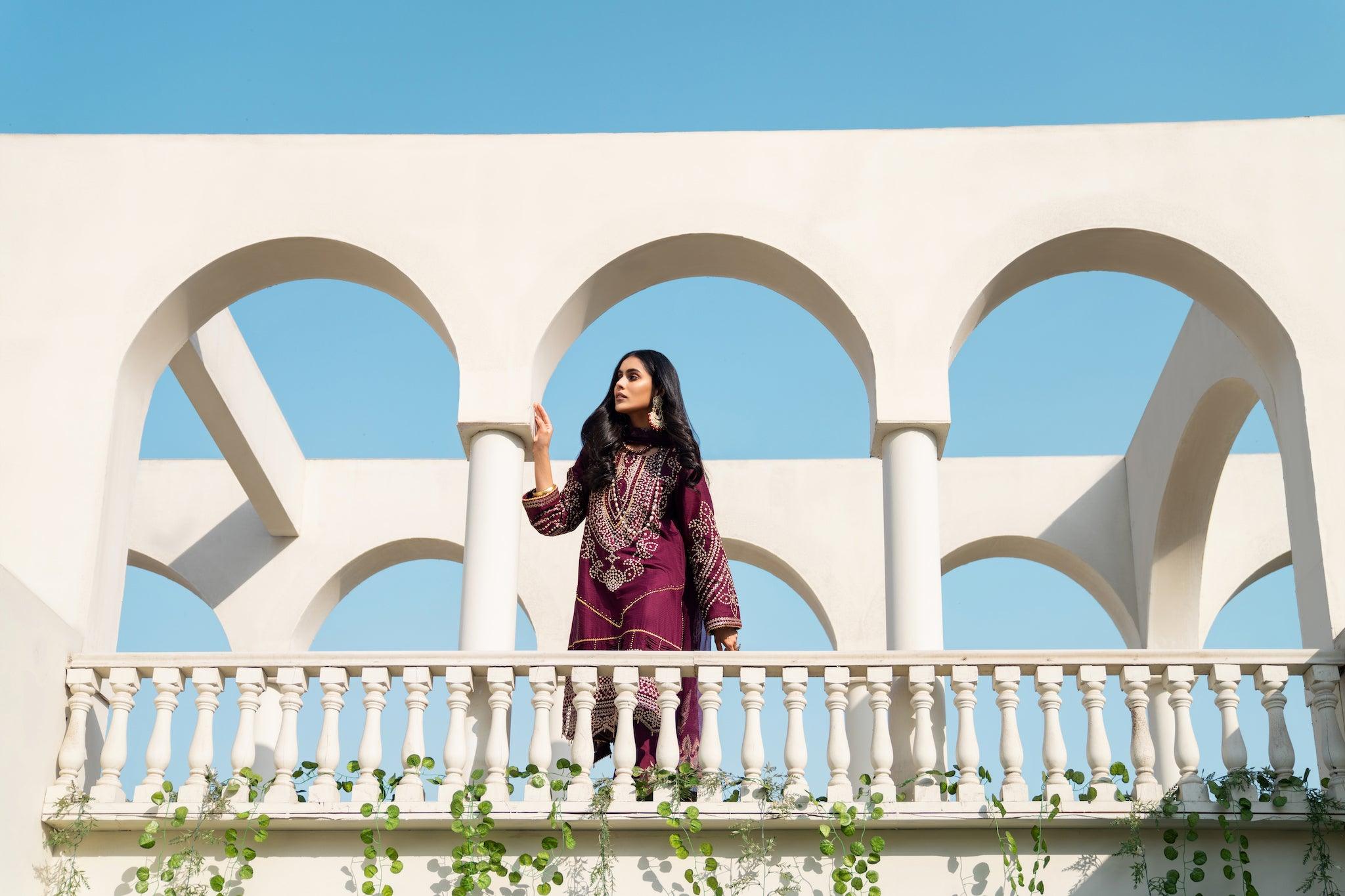 CHAMBELI COLLECTION / 3PCS / LUXURY LAWN - SafaNoor