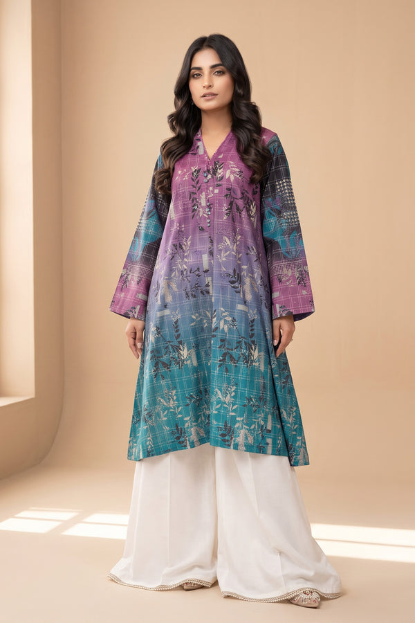 1 PIECE / SHIRT ONLY- GRID KHADDAR