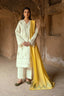 3 Piece Unstitched Dye Warm Naps Chrome White Suit