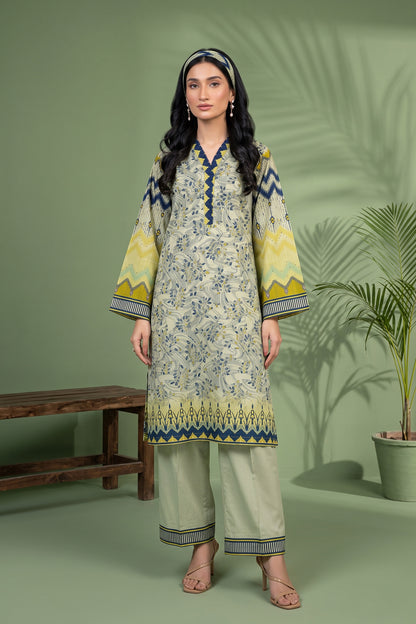 1 Piece Unstitched Doriya Khaddar Multi Cream