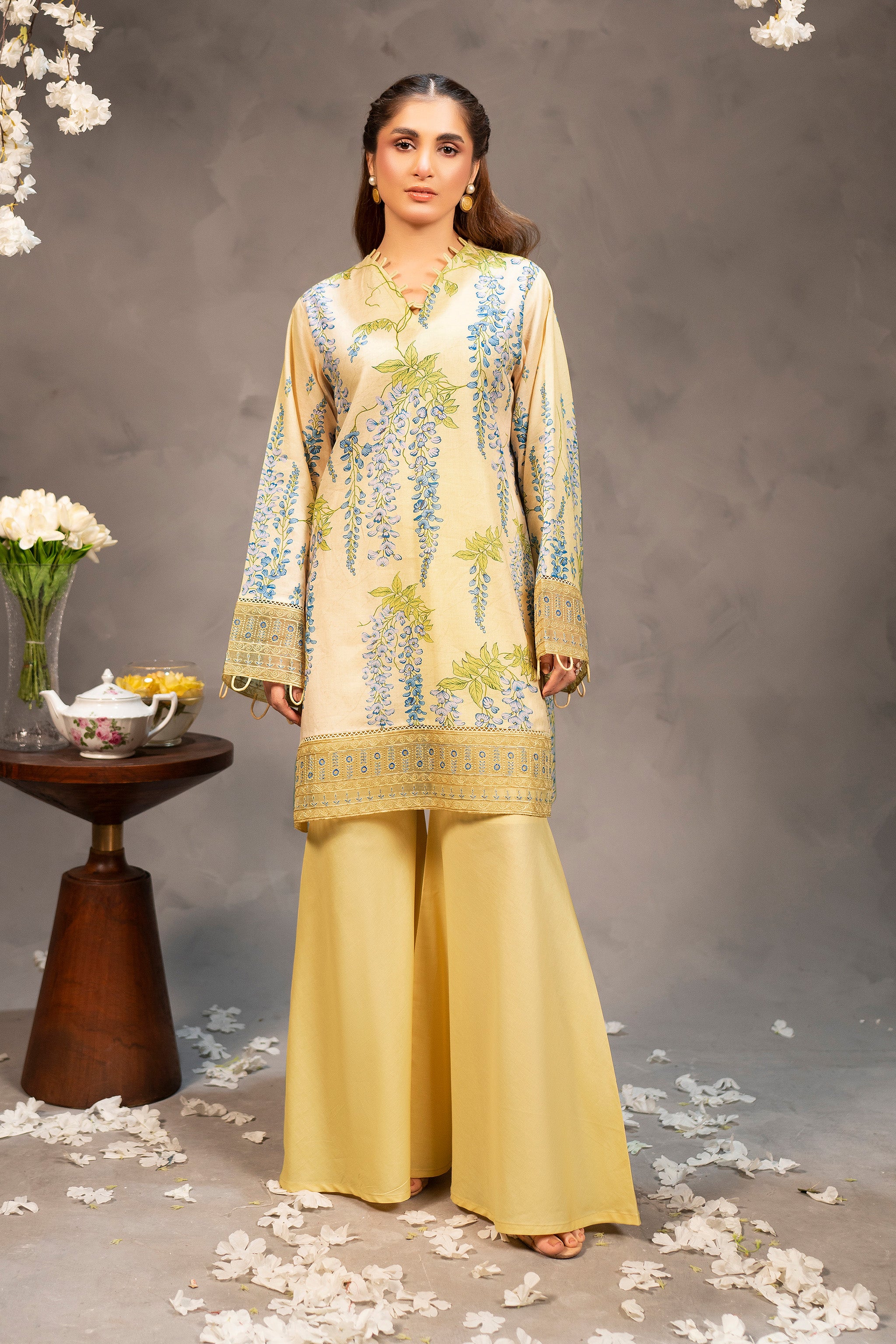 2 Piece Unstitched Digital Printed Lawn