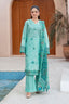 Light Sea Green 3 Piece Unstitched Premium Printed Lawn