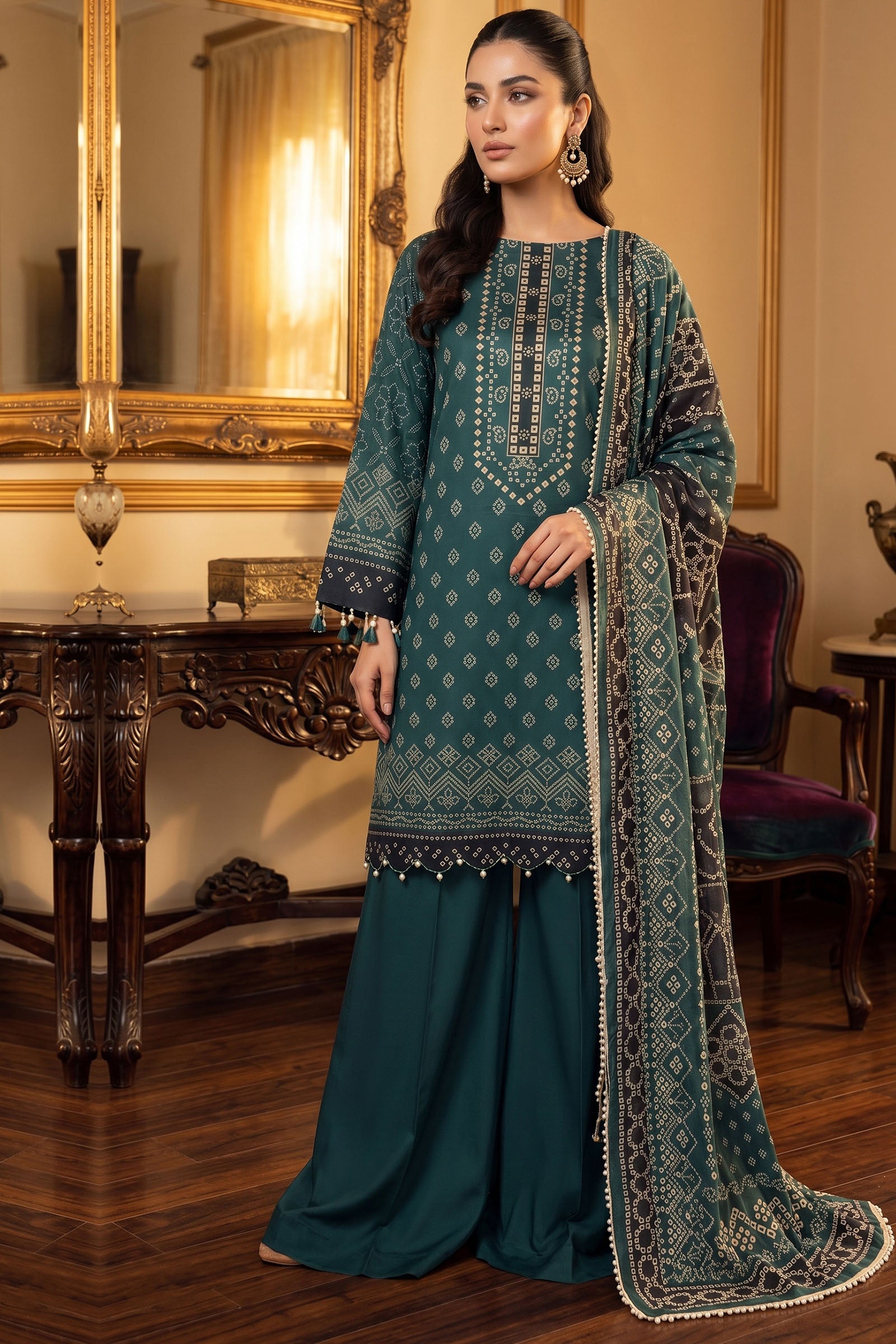 Mineral 3 Piece Unstitched Premium Printed Lawn