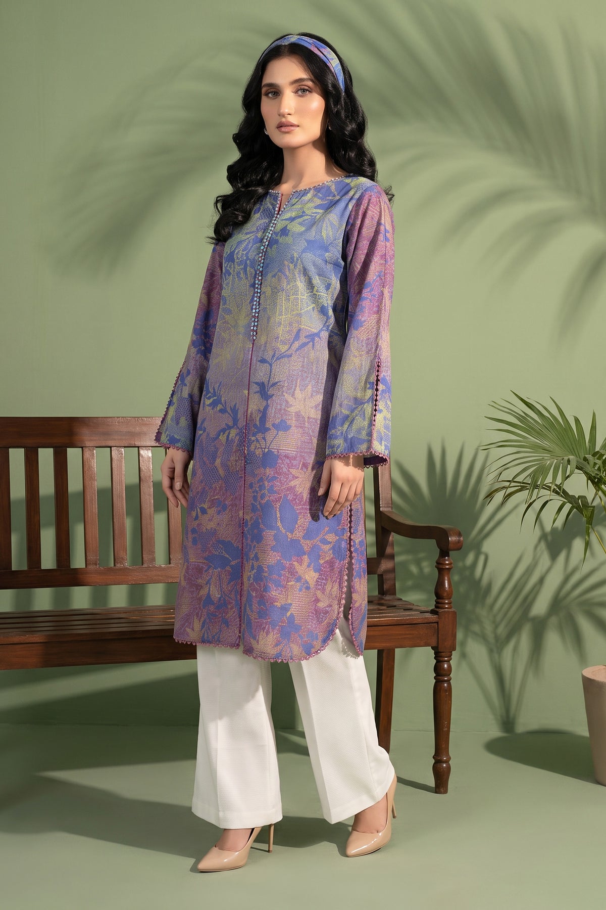 1 Piece Unstitched Doriya Khaddar Purple