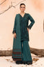 3 Piece Unstitched Midnight Green Premium Emb Jacquard Lawn