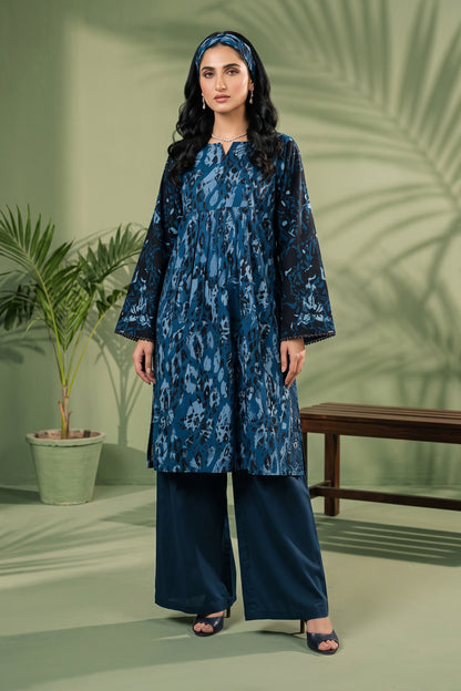 1 Piece Unstitched Doriya Khaddar Blue