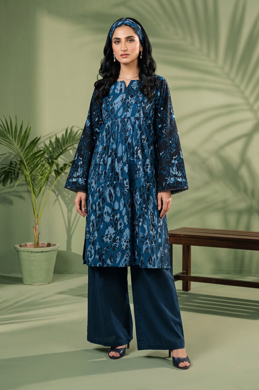 1 Piece Unstitched Doriya Khaddar Blue