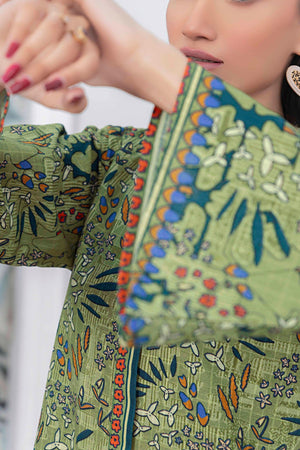 1 Piece Unstitched Doriya Khaddar Green - SafaNoor