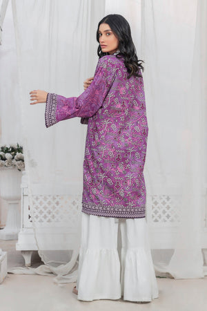1 Piece Unstitched Doriya Khaddar Multi Purple - SafaNoor