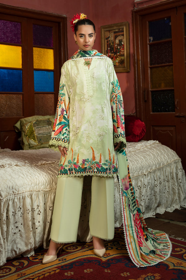3 Piece Unstitched Panache Embroidered Linen