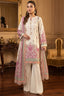 Beige 3 Piece Unstitched Premium Printed Lawn