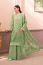 Light Green 3 Piece Unstitched Premium Printed Lawn
