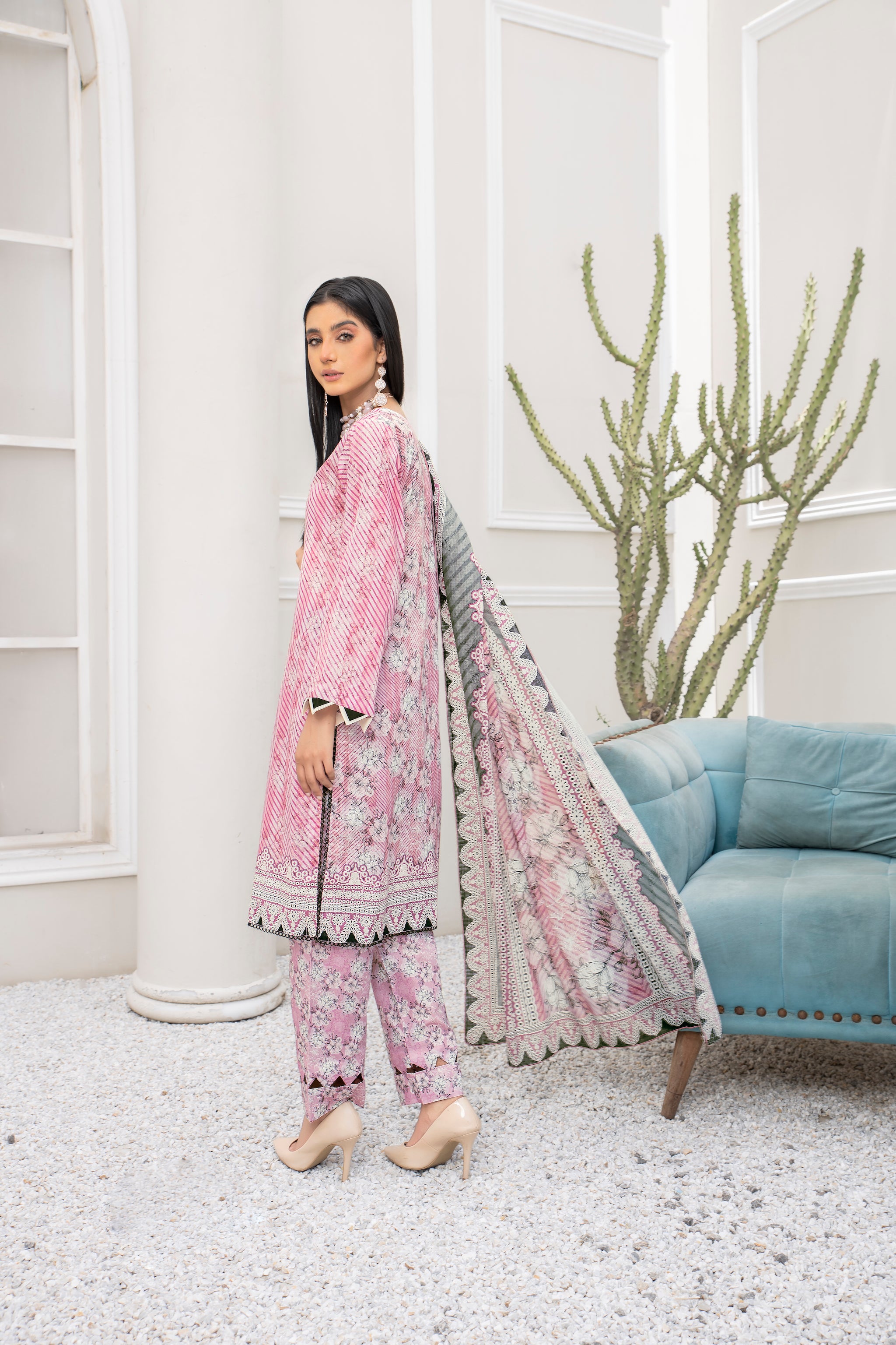 new arrivals 3pcs unstitched collecction digital print lawn embroidered shirt minimal digital print dupatta digital print cambric trouser summer 2023 by safanoor