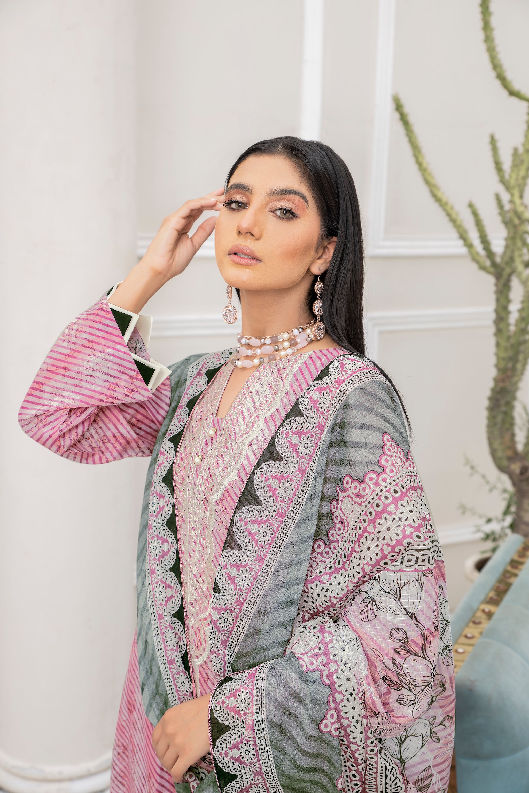 new arrivals 3pcs unstitched collecction digital print lawn embroidered shirt minimal digital print dupatta digital print cambric trouser summer 2023 by safanoor