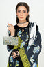 3 Piece Unstitched Black Embroidered Lawn
