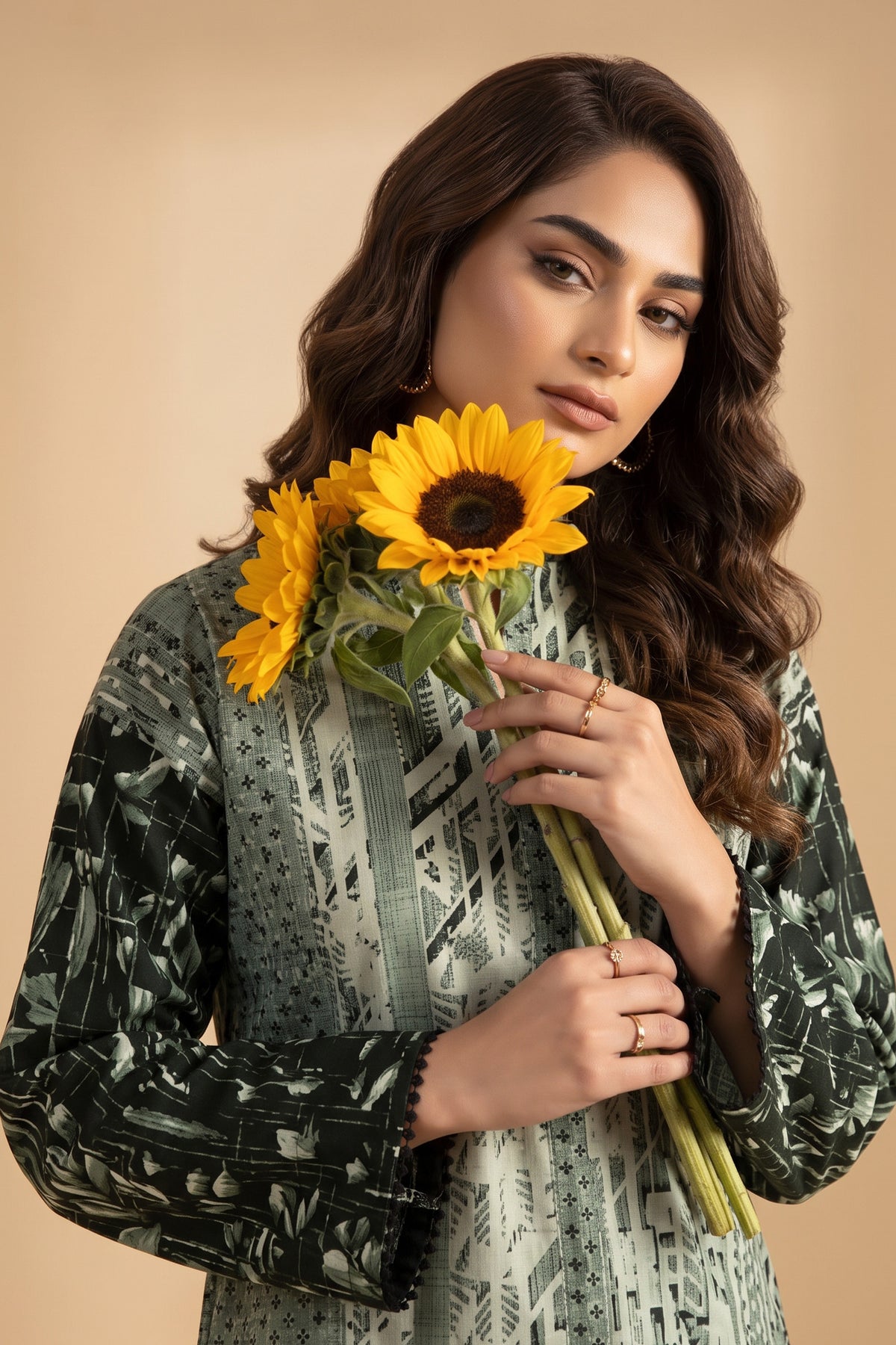 1 PIECE / SHIRT ONLY- GRID KHADDAR