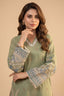 Camouflage Green 2 Piece Unstitched Dyed Embroidered Lawn