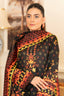 3 Piece Unstitched Black Printed Lawn