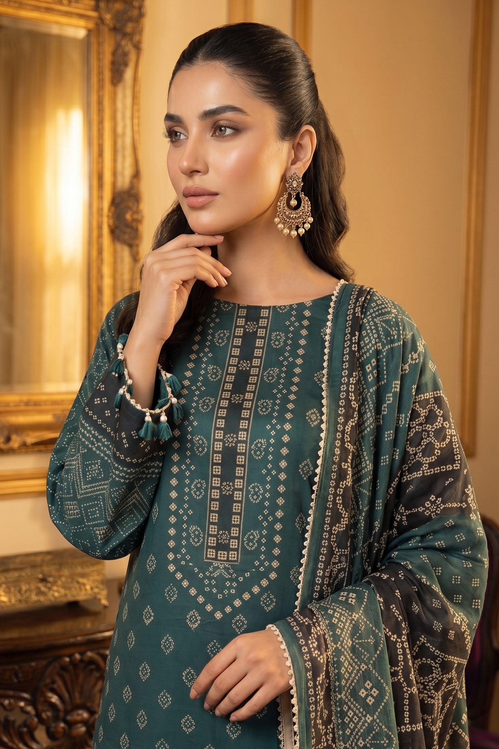 Mineral 3 Piece Unstitched Premium Printed Lawn
