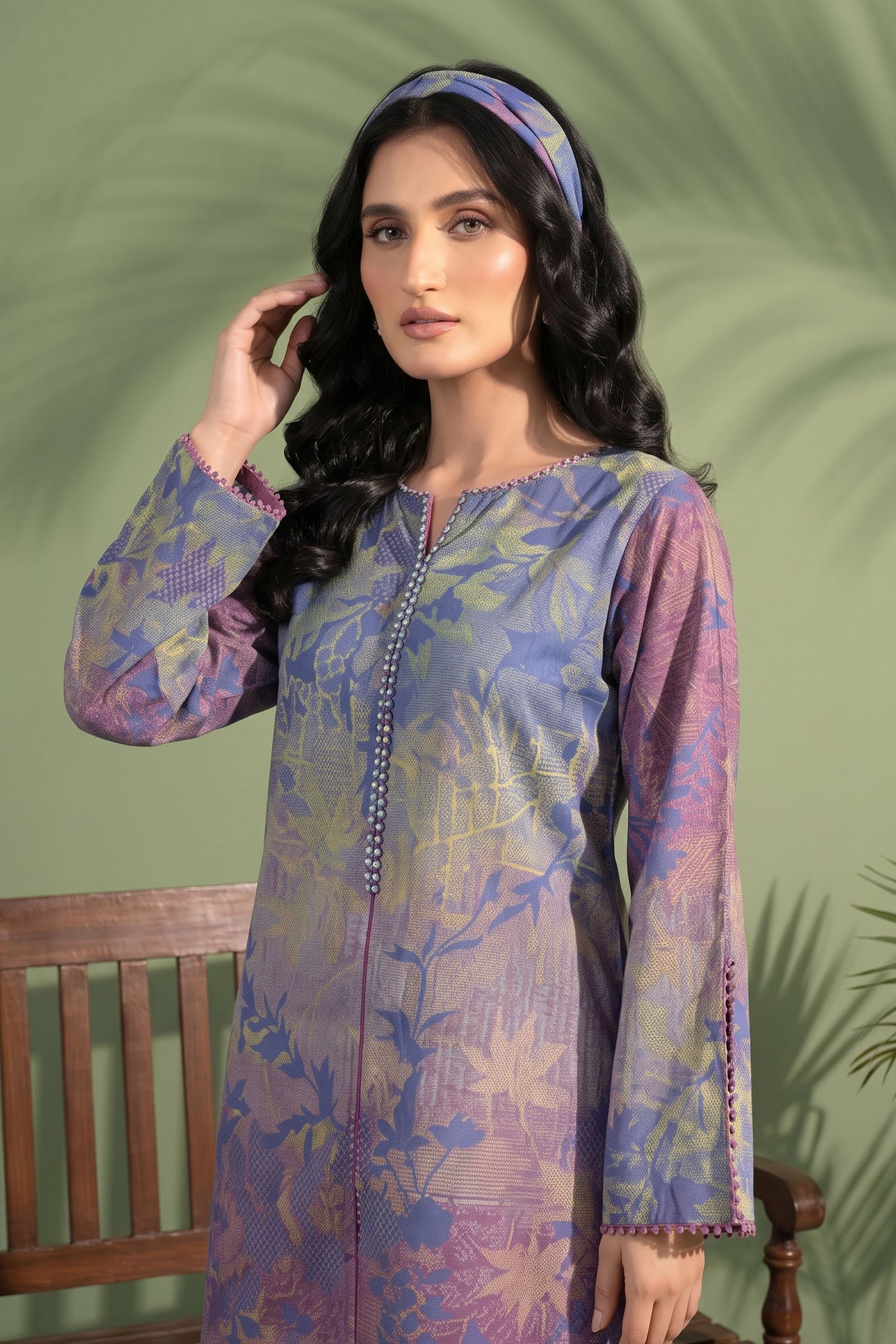 1 Piece Unstitched Doriya Khaddar Purple