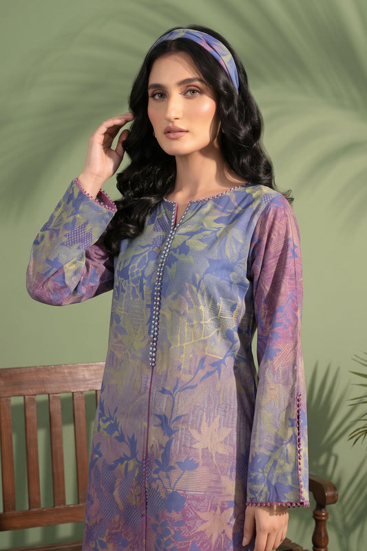 1 Piece Unstitched Doriya Khaddar Purple