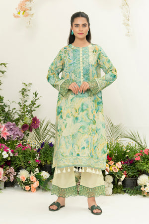 2 Piece Panache Unstitched Embroidered Lawn - (Vol-39/14)2P-S-25-D14 - SAFANOOR