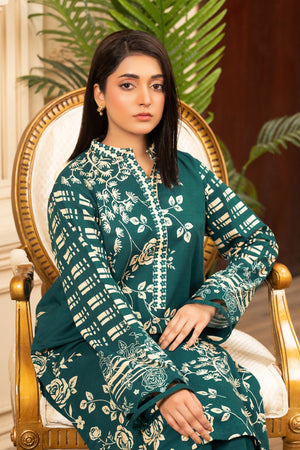 2 Piece Unstitched Printed Casal Khaddar