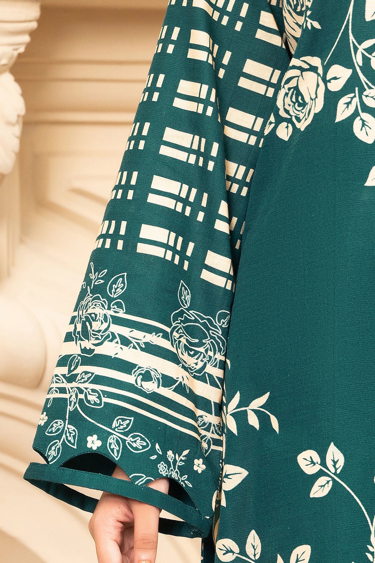 2 Piece Unstitched Printed Casal Khaddar