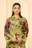2 Piece Unstitched Printed Dark Mustard Khaddar