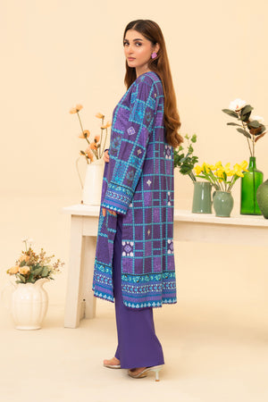 2 Piece Unstitched Purple Printed Cotton - (Vol-42/05)D-9 - SAFANOOR