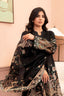 Black 3 Piece Unstitched Premium Printed Lawn