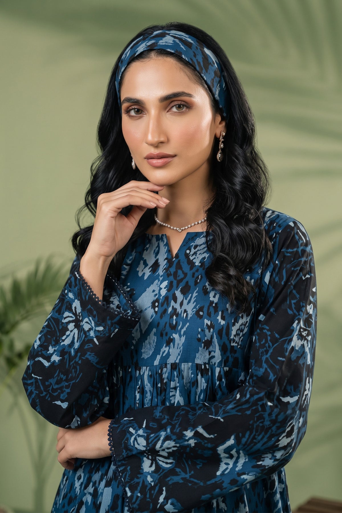 1 Piece Unstitched Doriya Khaddar Blue