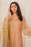 3 Piece Unstitched Bright Peach Printed Lawn - SafaNoor