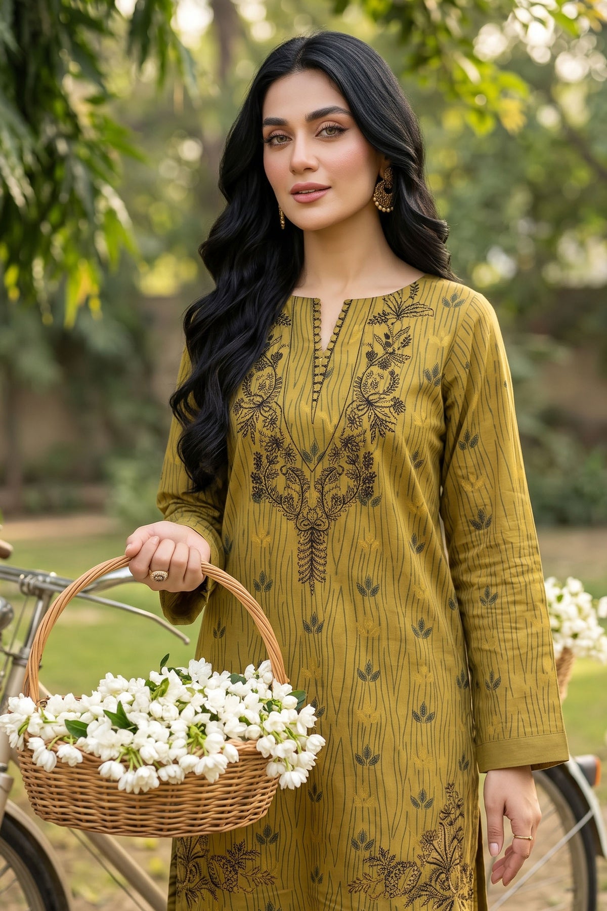 Unstitched 2 Piece Twill Marina Suit - Dark Mustard