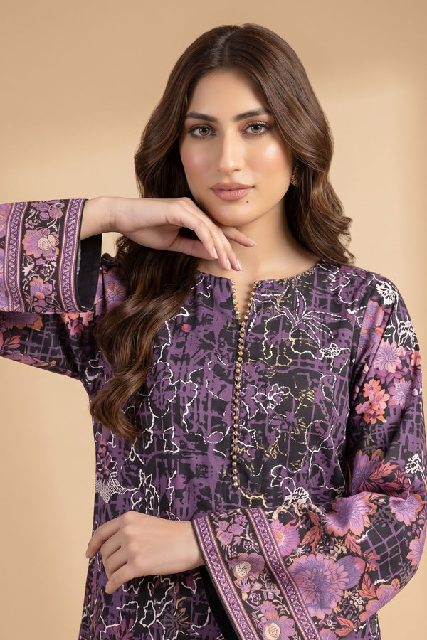 1 PIECE / SHIRT ONLY- GRID KHADDAR