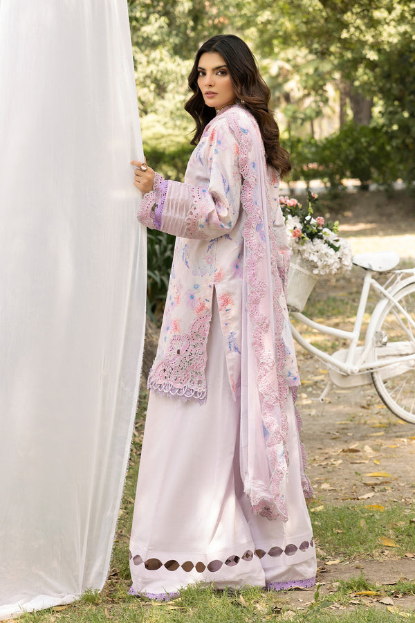 3 Piece Lilac Unstitched Embroidered Lawn - (Vol-108/12)3P-S-25-D3 - SAFANOOR