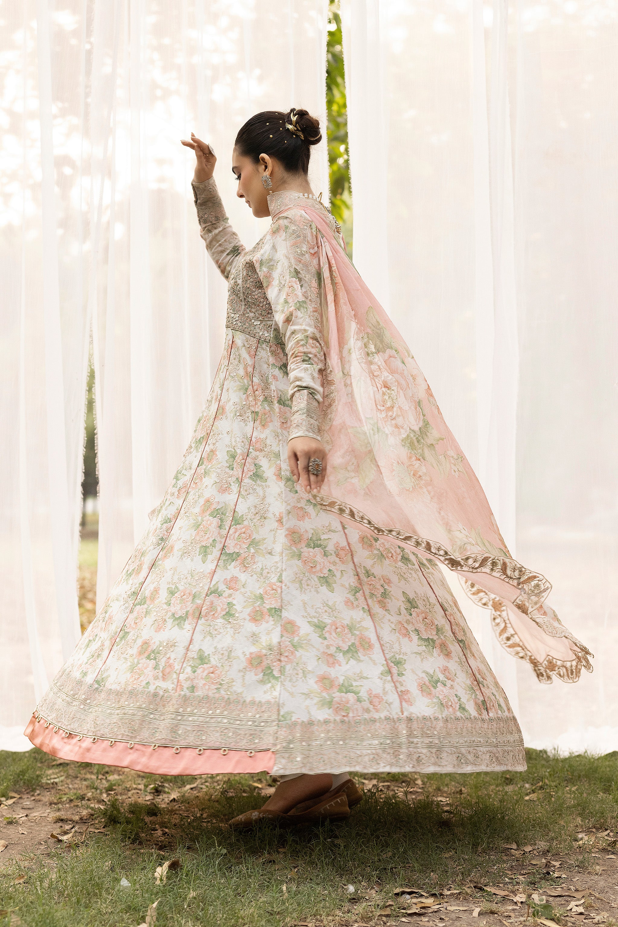 3 Piece Pearl Unstitched Embroidered Lawn - (Vol-108/12)3P-S-25-D8 - SAFANOOR