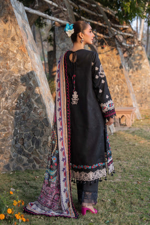 3 Piece Premium Unstitched Embroidered Lawn Eid Collection