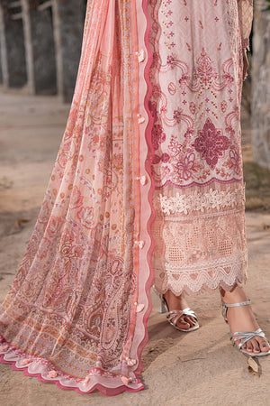 3 Piece Premium Unstitched Embroidered Lawn Eid Collection