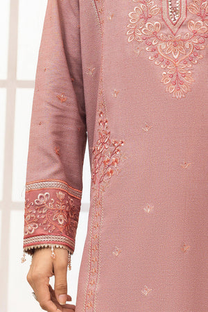 3 Piece Unstitched Apricot Orange - SafaNoor