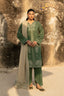 3 Piece Unstitched Dye Warm Naps Muddy Green Suit